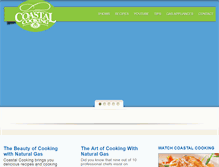 Tablet Screenshot of coastalcooking.com